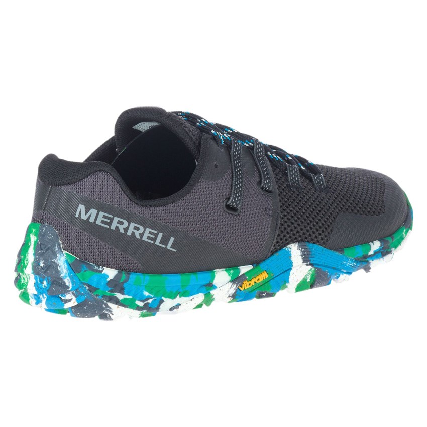 Basket Merrell Trail Glove 6 Eco Noir/Vert Femme | O.M.DUID